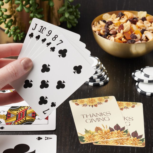  Thanksgiving Classic Playing Cards (In Situ)