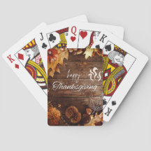 Thanksgiving Classic Playing Cards