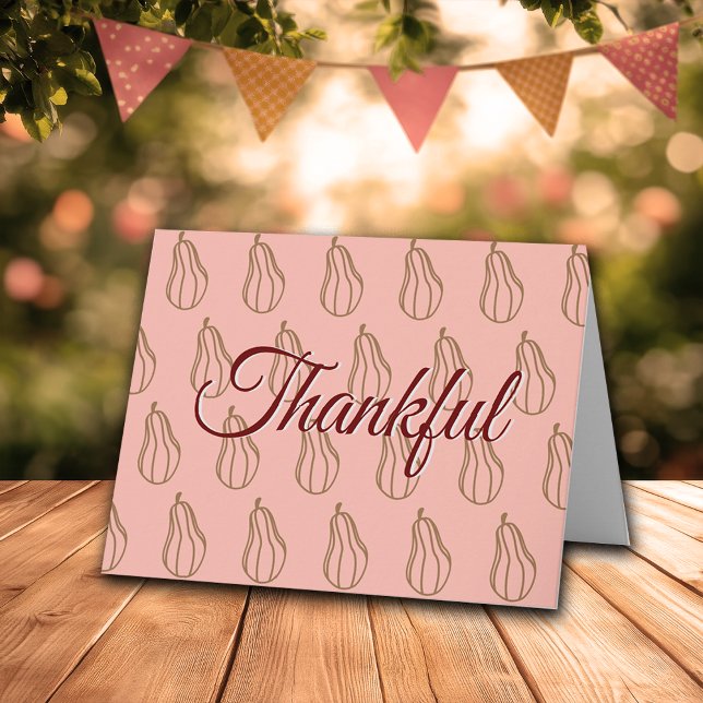 Thanksgiving Co Worker Office Staff Editable  Card (Creator Uploaded)