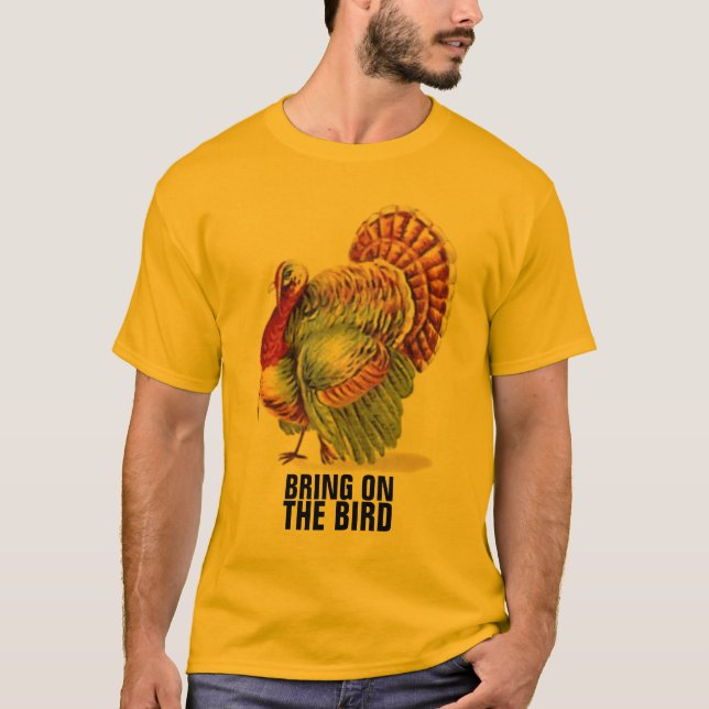 Thanksgiving Colourful Turkey Shirt (Front)