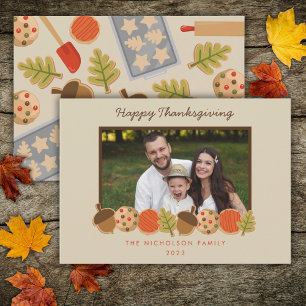 THANKSGIVING COOKIES HOLIDAY CARD