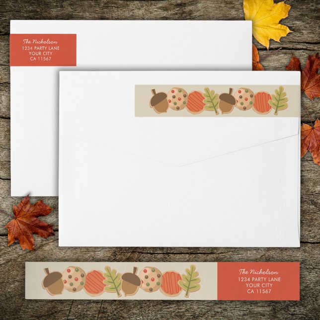 THANKSGIVING COOKIES WRAP AROUND LABEL (Creator Uploaded)