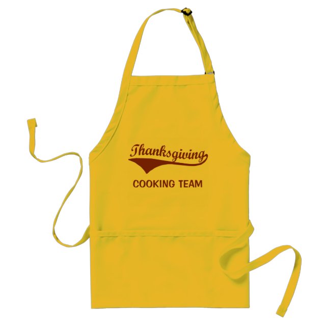 Thanksgiving Cooking Team Standard Apron (Front)