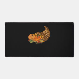 Thanksgiving Cornucopia Classic T-Shirt Desk Mat