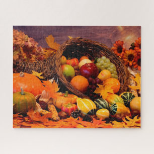 Thanksgiving Cornucopia Jigsaw Puzzle