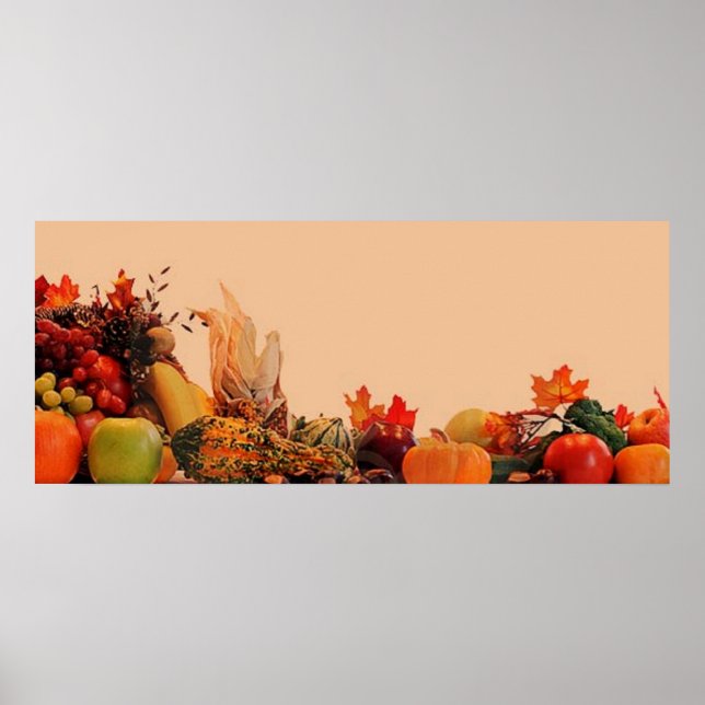 Thanksgiving/Cornucopia Poster (Front)