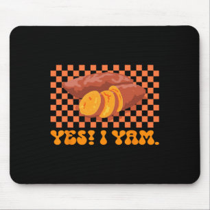 Thanksgiving Couple Matching She Is My Sweet Potat Mouse Pad