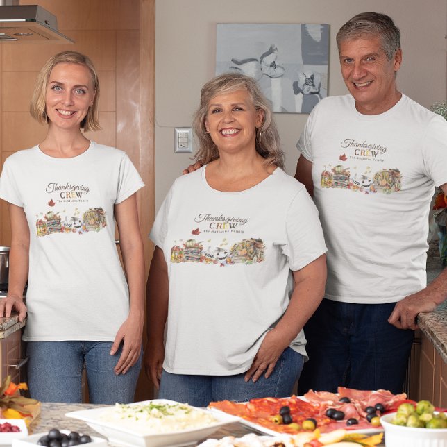 Thanksgiving Crew | Cute Family Reunion T-Shirt (Creator Uploaded)