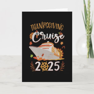 Thanksgiving Cruise 2025 Thanksgiving Matching Gro Card