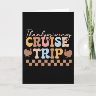 Thanksgiving Cruise Matching Thanksgiving Tee 2025 Card