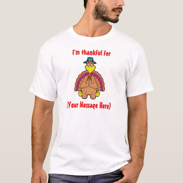 Thanksgiving Customisable T-Shirt (Front)