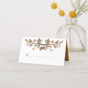 THANKSGIVING CUTE FALL FOLIAGE PLACE CARDS