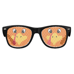 Thanksgiving Cute Turkey Face Kids Sunglasses