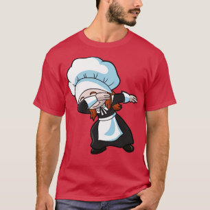 Thanksgiving Dabbing Pilgrim Girl Dab Dance Cute T-Shirt