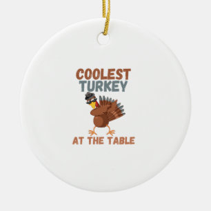 Thanksgiving Dabbing Turkey Coolest Turkey At The Ceramic Tree Decoration