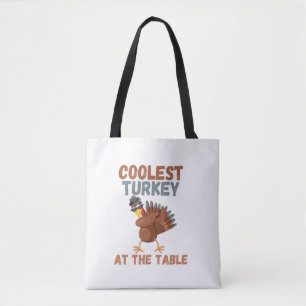 Thanksgiving Dabbing Turkey Coolest Turkey At The Tote Bag