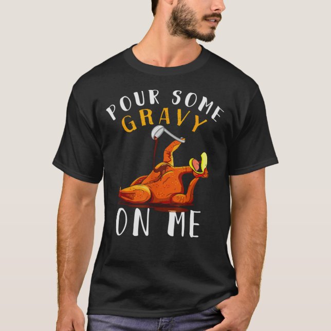 Thanksgiving Dabbing Turkey Essential  T-Shirt (Front)