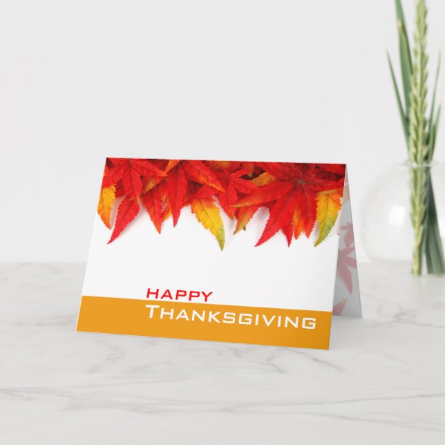 Thanksgiving Day Card (Front)