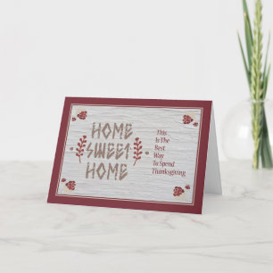 Thanksgiving Day Card in Fall Colours