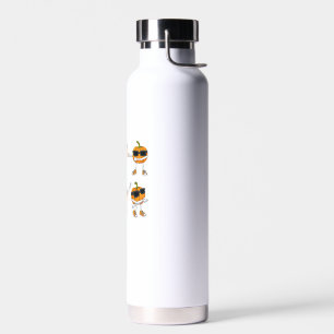 Thanksgiving Day Dancing Pumpkin Boys Girls Kids Water Bottle