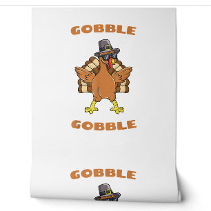 Thanksgiving Day Gobble Gobble Turkey Trot Funny G Wallpaper