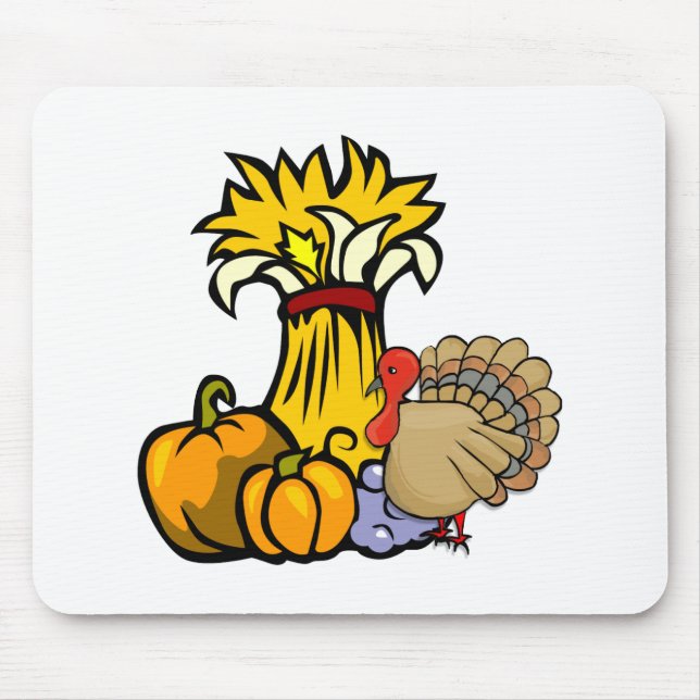Thanksgiving Day Mouse Pad (Front)