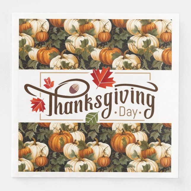 Thanksgiving Day  Napkin (Front)