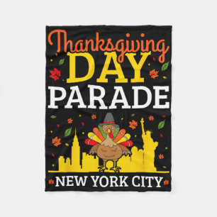 Thanksgiving Day Parade New York City Fleece Blanket
