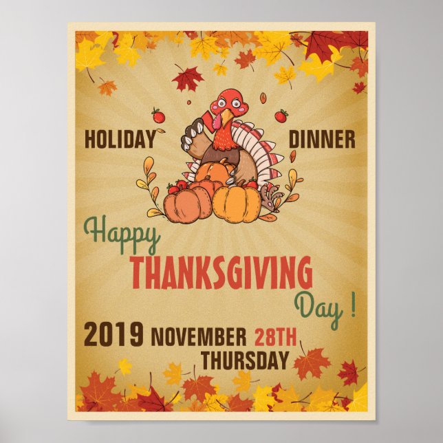 Thanksgiving Day Poster (Front)
