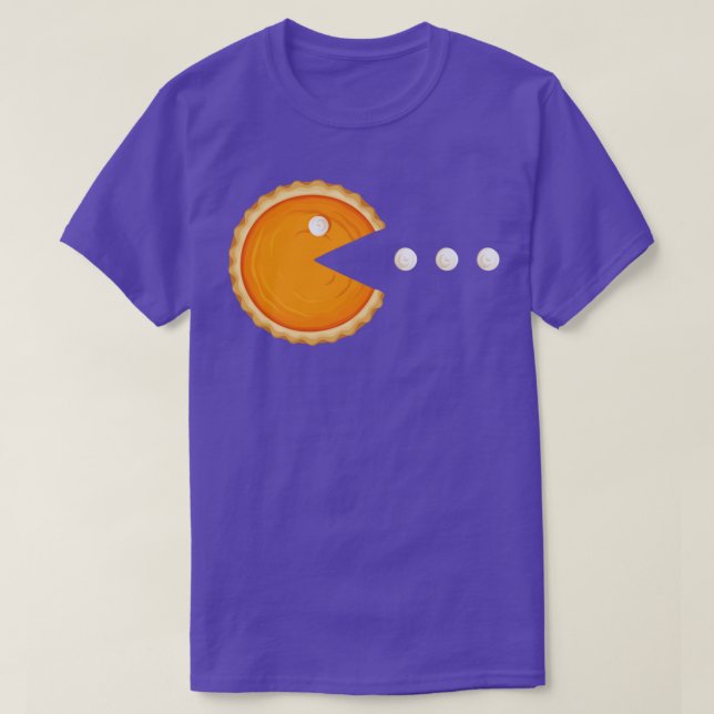 Thanksgiving Day Pumpkin Pie T-Shirt (Design Front)