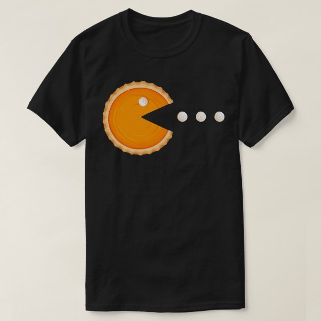 Thanksgiving Day Pumpkin Pie  T-Shirt (Design Front)