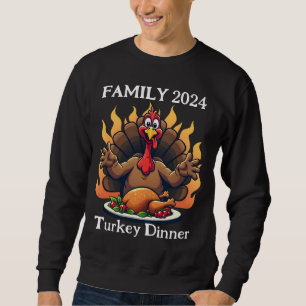 Thanksgiving Day Turkey feast dinner  Thanksgiving Sweatshirt