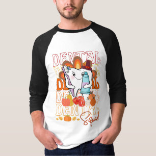 Thanksgiving Dental Squad Festive Dental Team T-Shirt