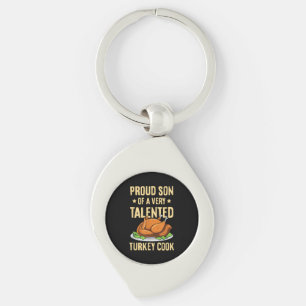 Thanksgiving Design for a Son of a Turkey Cook Key Ring