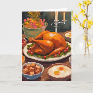 Thanksgiving Dinner  Card