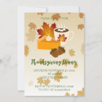 Thanksgiving Dinner Cuisine Pumpkin Pie Hot Choco