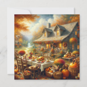 Thanksgiving Dinner Greeting Card