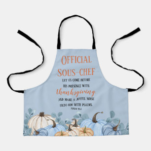Thanksgiving Dinner Helper Sous-Chef  Apron