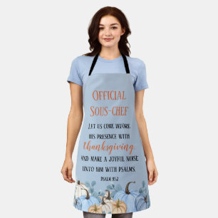 Thanksgiving Dinner Helper Sous-Chef Apron
