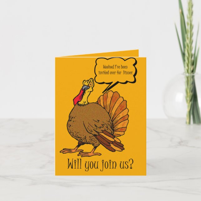 Thanksgiving Dinner Invitation (Front)
