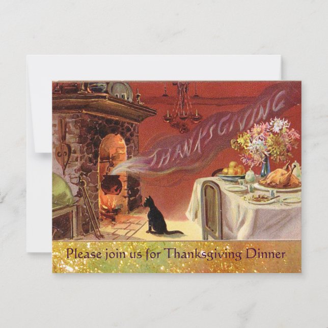 Thanksgiving Dinner Invitation (Front)