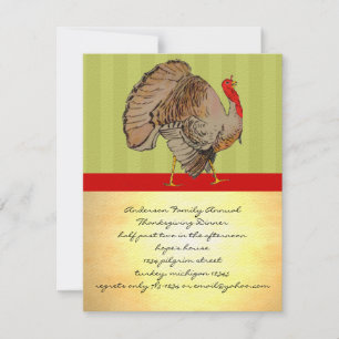 Thanksgiving Dinner Invitation