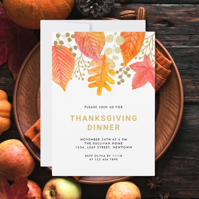 Thanksgiving Dinner Invitation (Creator Uploaded)
