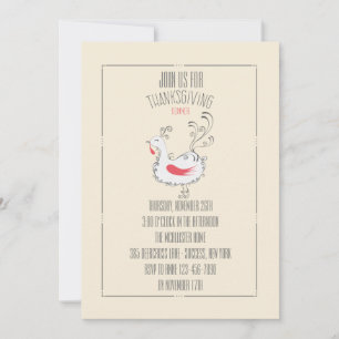 Thanksgiving Dinner Invitation