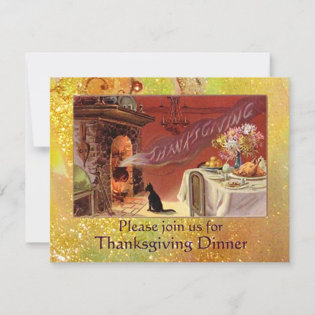 Thanksgiving Dinner Invitation (Front)