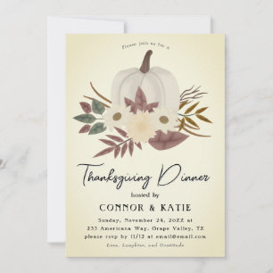 Thanksgiving Dinner Invitation 2024