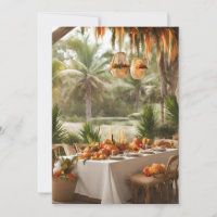 Thanksgiving Dinner - Outdoor in the Tropics