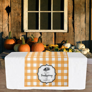 Thanksgiving Dinner Party Buffet Table Runner Tapestry