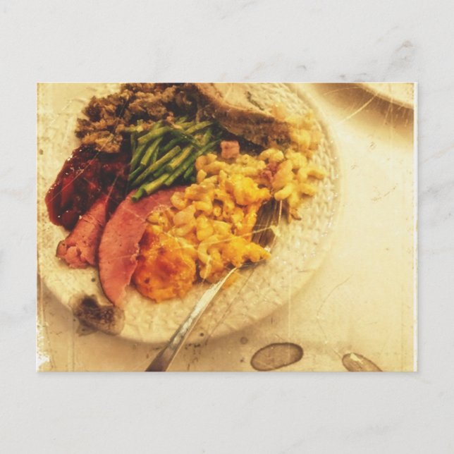 Thanksgiving Dinner Postcard (Front)