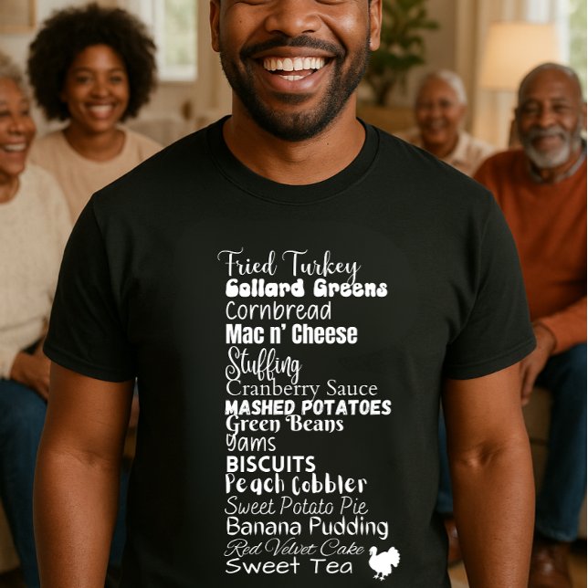 Thanksgiving Dinner Roll Call Funny Foodie T-Shirt (Whether you’re hosting or just showing up with your famous dish, this tee is made for the soul food )